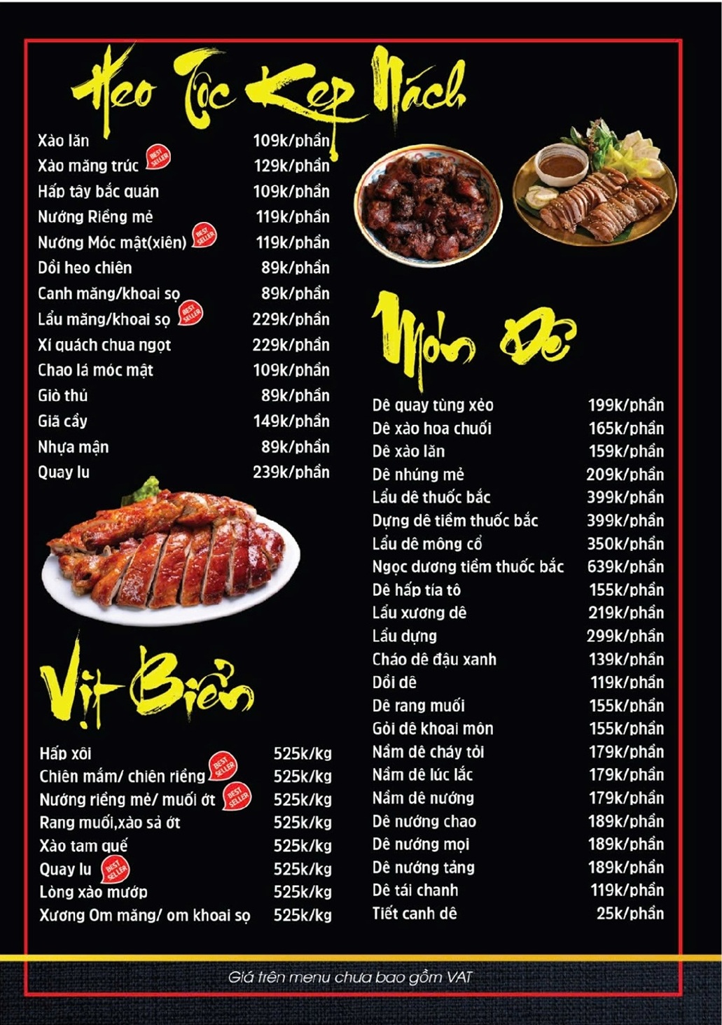 VỊT BIỂN ĐOẠN VĂN VƯƠN LÊN MẸT 8 MÓN