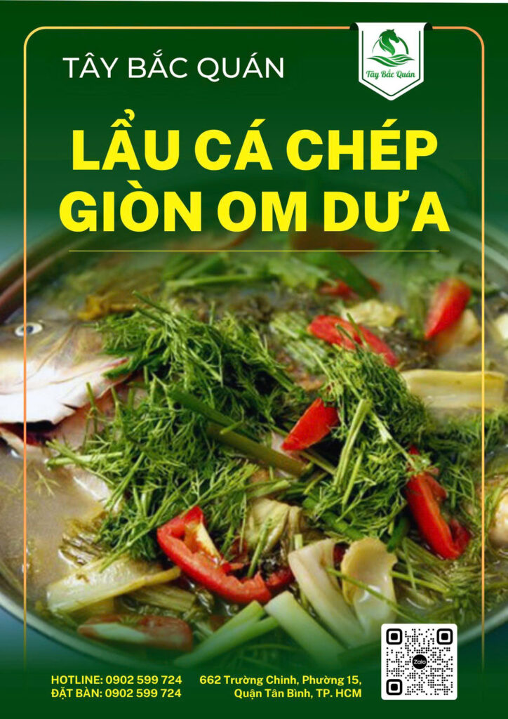 Lẩu Cá Chép Giòn Om Dưa – Món Ngon Tại Tây Bắc Quán