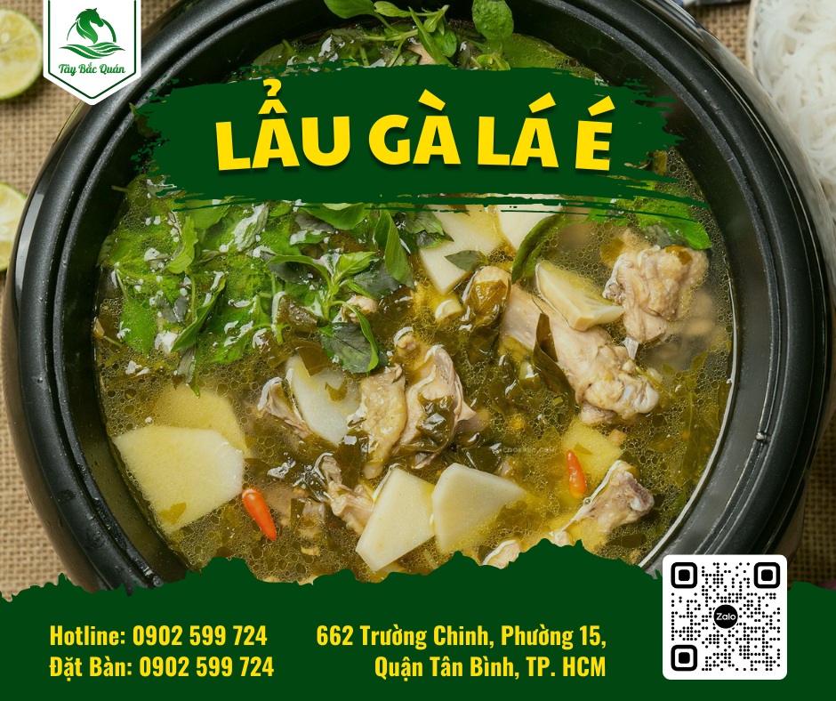 Lẩu Gà Lá É