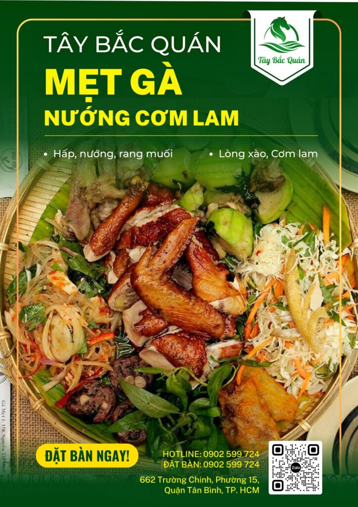Mẹt gà nướng cơm lam