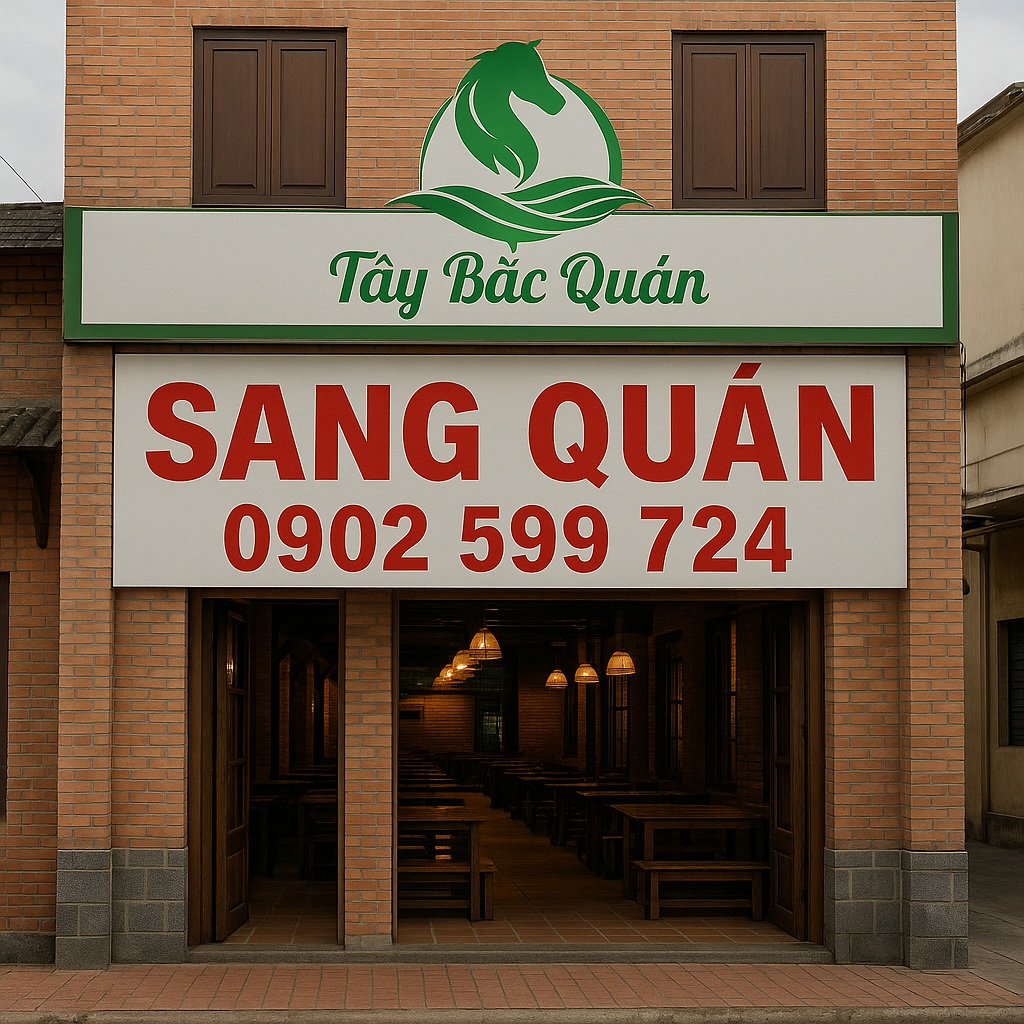 Sang Nhượng Nhà Hàng Tây Bắc Quán - Cổ Phần Quán