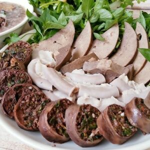 Lòng Dồi Lợn Hấp