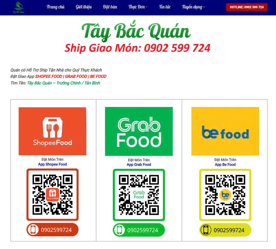 Top App Food Đặt Món Tây Bắc Quán