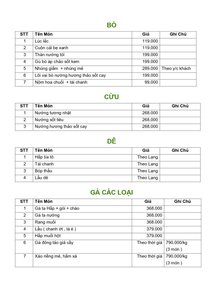 Menu Phố Ẩm Thực Tân Bình 662 Trường Chinh (4)