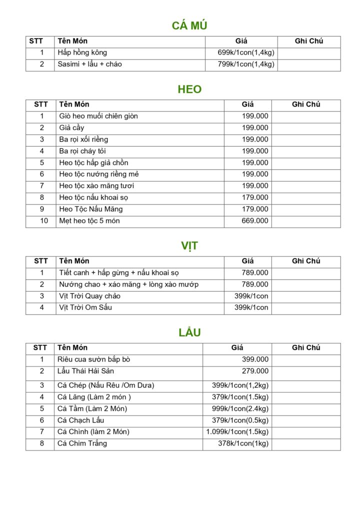 Menu Phố Ẩm Thực Tân Bình 662 Trường Chinh (5)